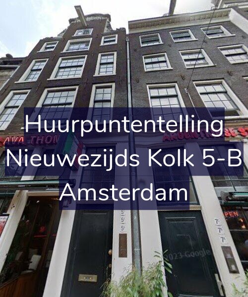 Foto gevel Huurpuntentelling voor Nieuwezijds Kolk 5-B, Amsterdam