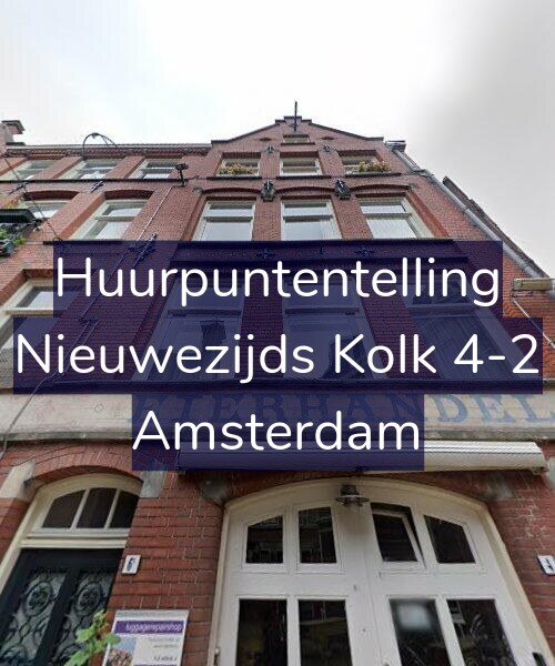 Foto gevel Huurpuntentelling voor Nieuwezijds Kolk 4-2, Amsterdam