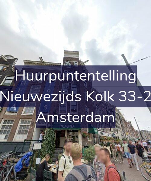 Foto gevel Huurpuntentelling voor Nieuwezijds Kolk 33-2, Amsterdam