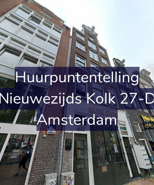 Foto gevel Huurpuntentelling voor Nieuwezijds Kolk 27-D, Amsterdam