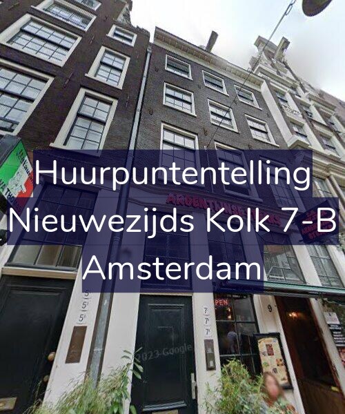 Foto gevel Huurpuntentelling voor Nieuwezijds Kolk 7-B, Amsterdam