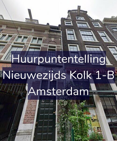 Foto gevel Huurpuntentelling voor Nieuwezijds Kolk 1-B, Amsterdam