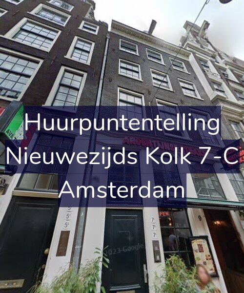 Foto gevel Huurpuntentelling voor Nieuwezijds Kolk 7-C, Amsterdam
