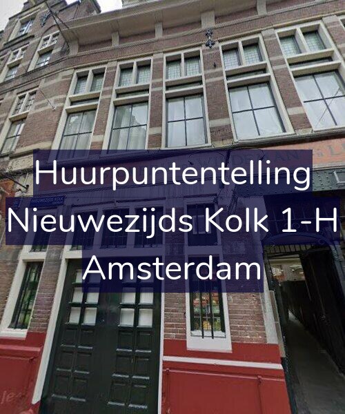Foto gevel Huurpuntentelling voor Nieuwezijds Kolk 1-H, Amsterdam