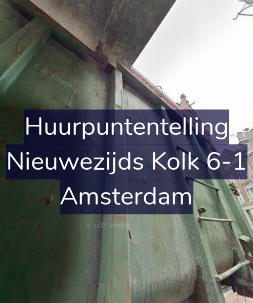Foto gevel Huurpuntentelling voor Nieuwezijds Kolk 6-1, Amsterdam