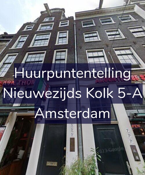Foto gevel Huurpuntentelling voor Nieuwezijds Kolk 5-A, Amsterdam