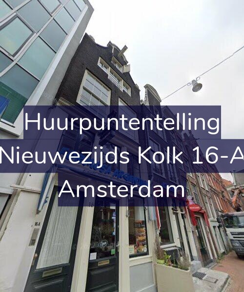 Foto gevel Huurpuntentelling voor Nieuwezijds Kolk 16-A, Amsterdam