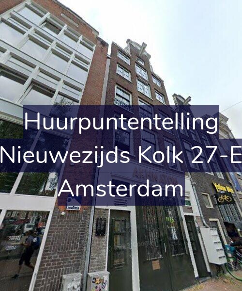 Foto gevel Huurpuntentelling voor Nieuwezijds Kolk 27-E, Amsterdam