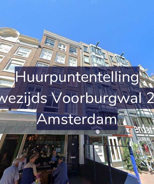 Foto gevel Huurpuntentelling voor Nieuwezijds Voorburgwal 254-B, Amsterdam