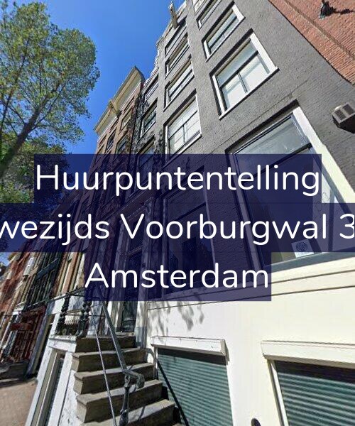 Foto gevel Huurpuntentelling voor Nieuwezijds Voorburgwal 316-1, Amsterdam