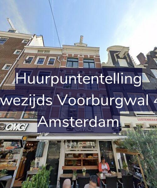 Foto gevel Huurpuntentelling voor Nieuwezijds Voorburgwal 43-A, Amsterdam