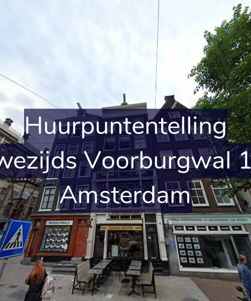 Foto gevel Huurpuntentelling voor Nieuwezijds Voorburgwal 151-B, Amsterdam