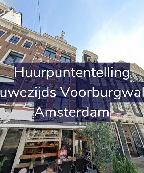 Foto gevel Huurpuntentelling voor Nieuwezijds Voorburgwal 45, Amsterdam