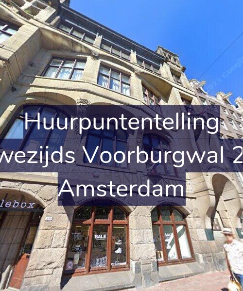 Foto gevel Huurpuntentelling voor Nieuwezijds Voorburgwal 232-E, Amsterdam