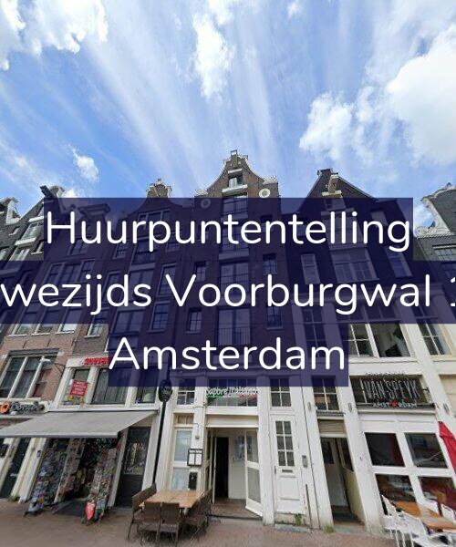Foto gevel Huurpuntentelling voor Nieuwezijds Voorburgwal 18-A, Amsterdam