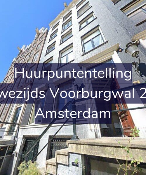 Foto gevel Huurpuntentelling voor Nieuwezijds Voorburgwal 294-1, Amsterdam