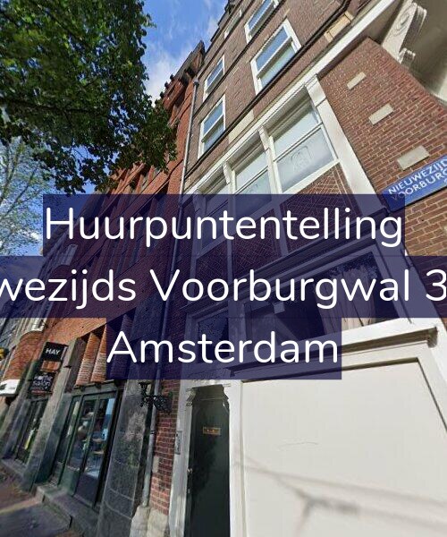 Foto gevel Huurpuntentelling voor Nieuwezijds Voorburgwal 324-C, Amsterdam