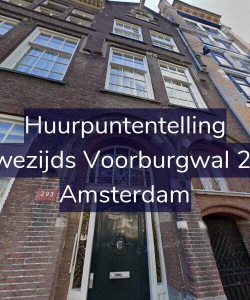 Foto gevel Huurpuntentelling voor Nieuwezijds Voorburgwal 299-A, Amsterdam