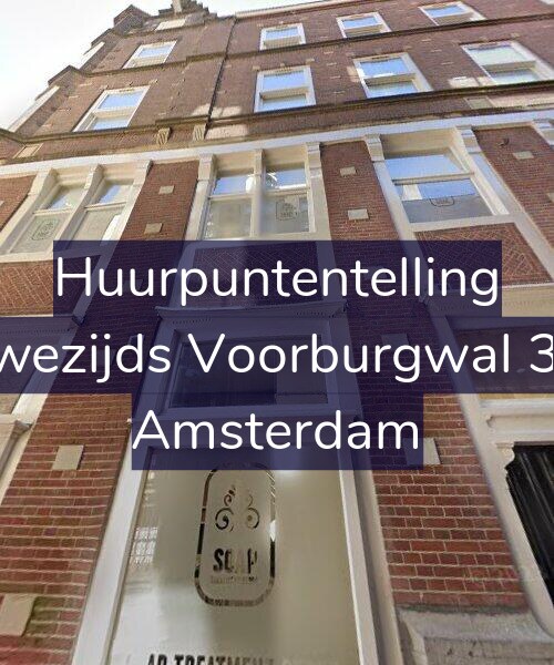 Foto gevel Huurpuntentelling voor Nieuwezijds Voorburgwal 324-E, Amsterdam