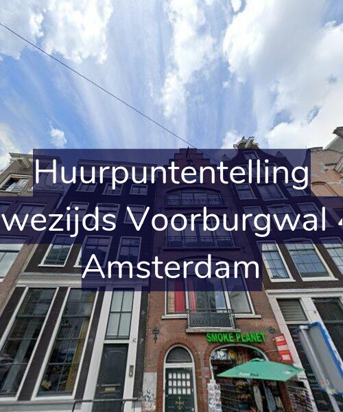 Foto gevel Huurpuntentelling voor Nieuwezijds Voorburgwal 40-2, Amsterdam
