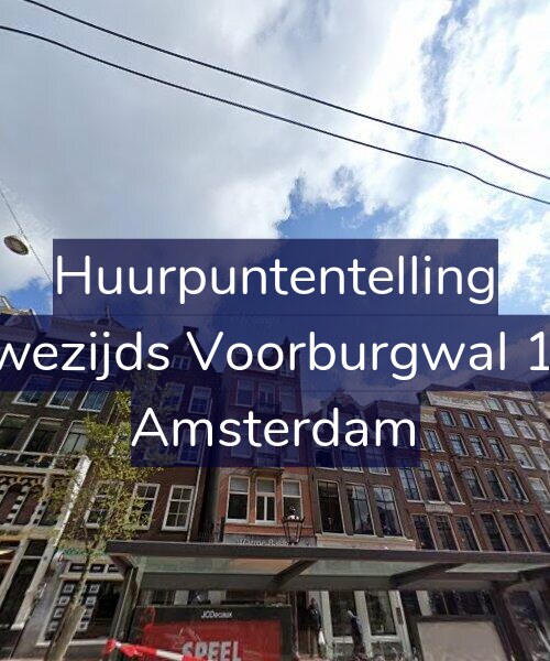 Foto gevel Huurpuntentelling voor Nieuwezijds Voorburgwal 157-3, Amsterdam