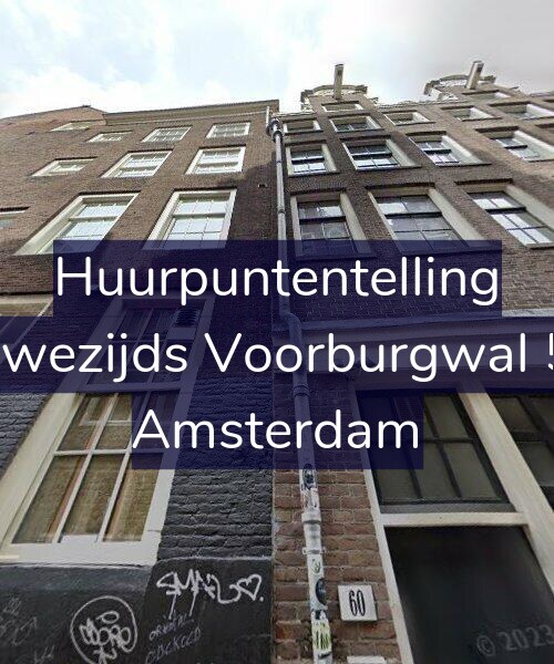 Foto gevel Huurpuntentelling voor Nieuwezijds Voorburgwal 55-2, Amsterdam