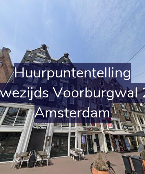 Foto gevel Huurpuntentelling voor Nieuwezijds Voorburgwal 22-C, Amsterdam