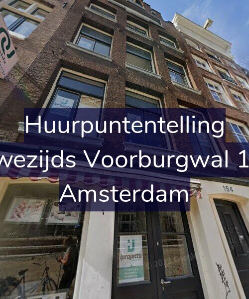Foto gevel Huurpuntentelling voor Nieuwezijds Voorburgwal 154-B, Amsterdam