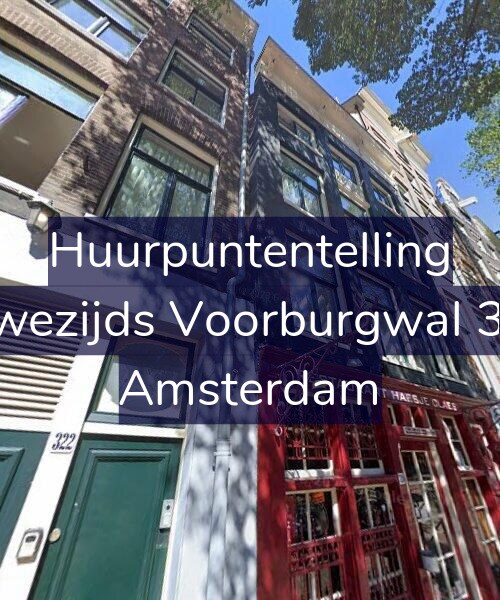 Foto gevel Huurpuntentelling voor Nieuwezijds Voorburgwal 320-1, Amsterdam