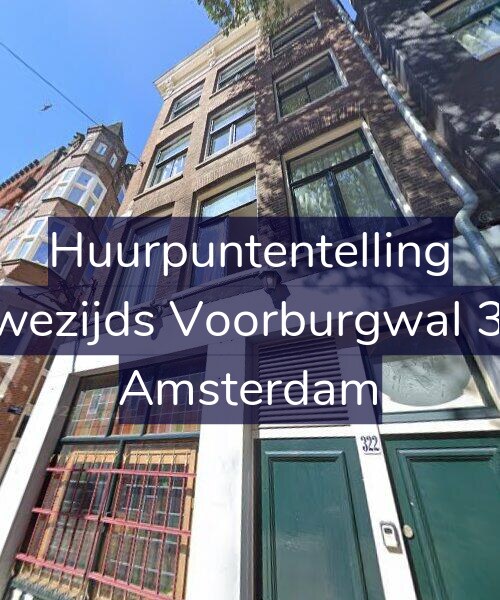Foto gevel Huurpuntentelling voor Nieuwezijds Voorburgwal 322-4, Amsterdam