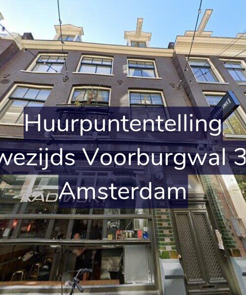 Foto gevel Huurpuntentelling voor Nieuwezijds Voorburgwal 308-R, Amsterdam