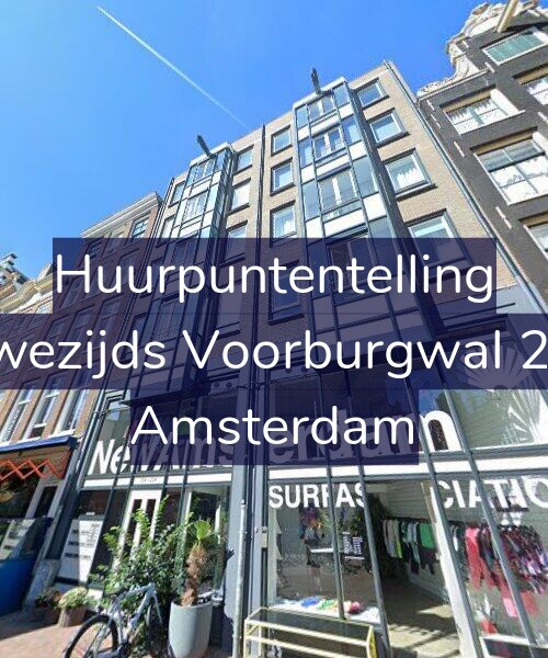 Foto gevel Huurpuntentelling voor Nieuwezijds Voorburgwal 254-G, Amsterdam