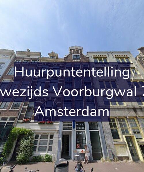 Foto gevel Huurpuntentelling voor Nieuwezijds Voorburgwal 72-B, Amsterdam