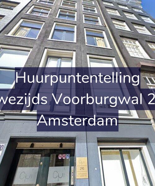 Foto gevel Huurpuntentelling voor Nieuwezijds Voorburgwal 288-B, Amsterdam