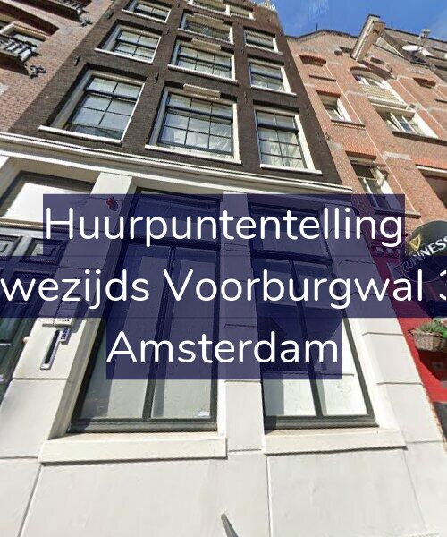 Foto gevel Huurpuntentelling voor Nieuwezijds Voorburgwal 36-B, Amsterdam