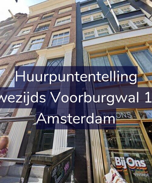 Foto gevel Huurpuntentelling voor Nieuwezijds Voorburgwal 152-D, Amsterdam