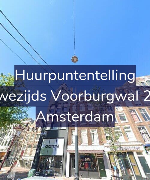 Foto gevel Huurpuntentelling voor Nieuwezijds Voorburgwal 260-3, Amsterdam