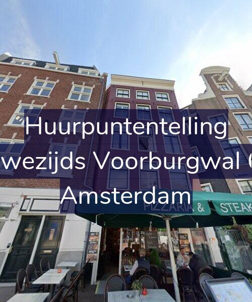 Foto gevel Huurpuntentelling voor Nieuwezijds Voorburgwal 63-2, Amsterdam