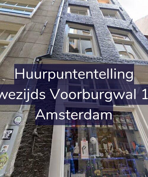 Foto gevel Huurpuntentelling voor Nieuwezijds Voorburgwal 169-K, Amsterdam