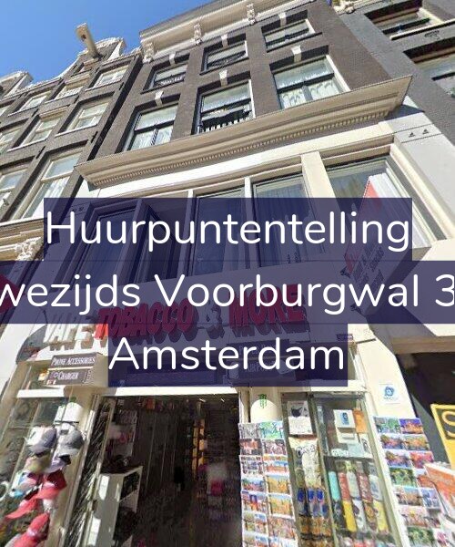 Foto gevel Huurpuntentelling voor Nieuwezijds Voorburgwal 344-4, Amsterdam