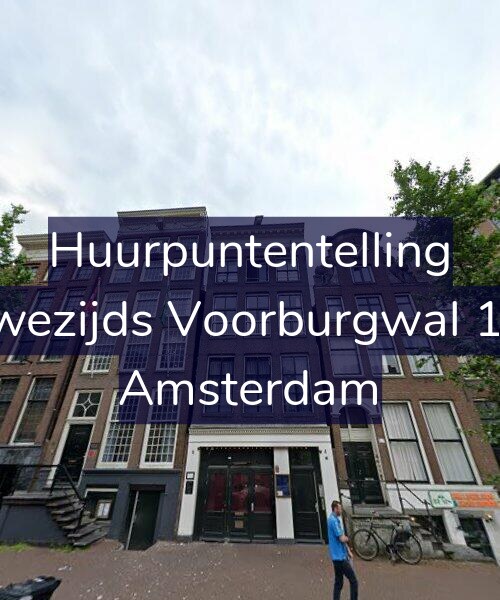 Foto gevel Huurpuntentelling voor Nieuwezijds Voorburgwal 169-B, Amsterdam
