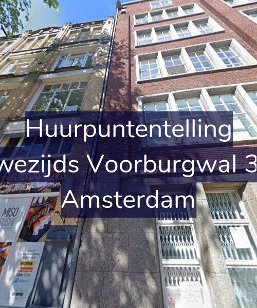 Foto gevel Huurpuntentelling voor Nieuwezijds Voorburgwal 308-P, Amsterdam