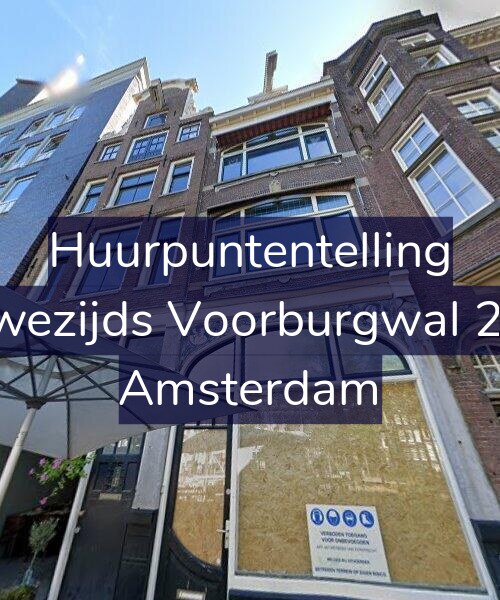 Foto gevel Huurpuntentelling voor Nieuwezijds Voorburgwal 289-B, Amsterdam