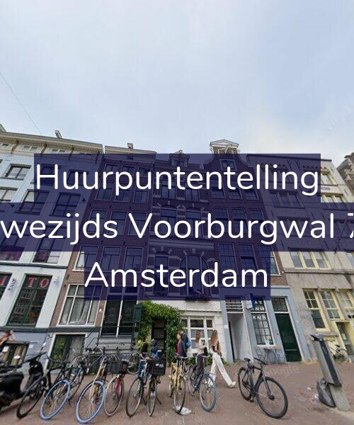 Foto gevel Huurpuntentelling voor Nieuwezijds Voorburgwal 74-A, Amsterdam