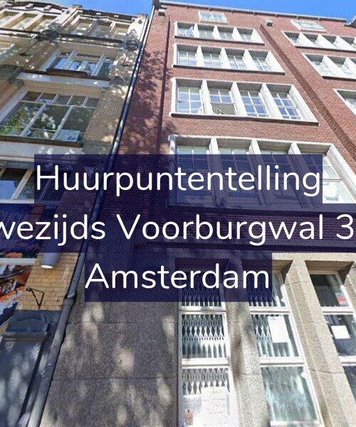 Foto gevel Huurpuntentelling voor Nieuwezijds Voorburgwal 308-M, Amsterdam