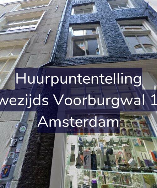 Foto gevel Huurpuntentelling voor Nieuwezijds Voorburgwal 169-E, Amsterdam