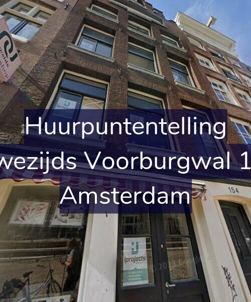 Foto gevel Huurpuntentelling voor Nieuwezijds Voorburgwal 154-C, Amsterdam