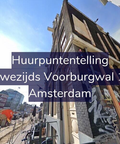 Foto gevel Huurpuntentelling voor Nieuwezijds Voorburgwal 14-B, Amsterdam