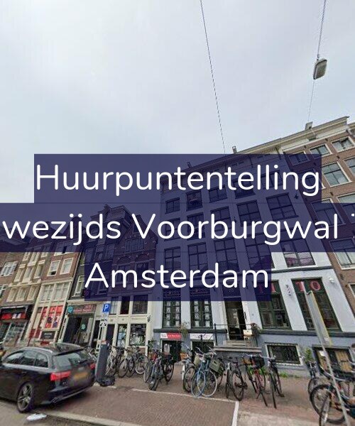 Foto gevel Huurpuntentelling voor Nieuwezijds Voorburgwal 78-L, Amsterdam