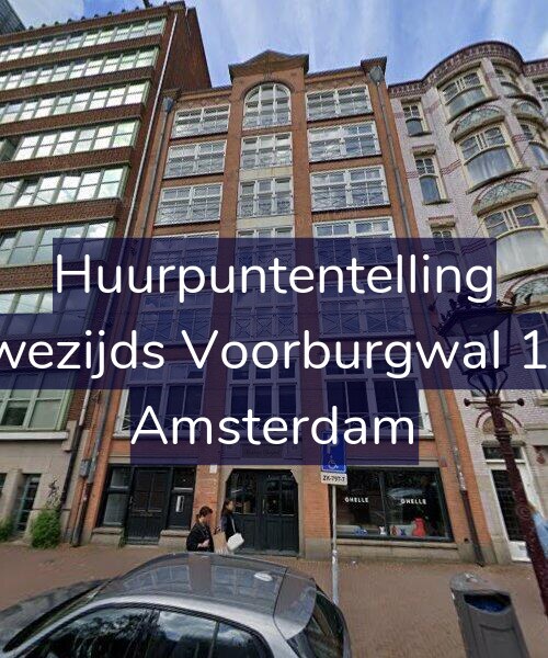 Foto gevel Huurpuntentelling voor Nieuwezijds Voorburgwal 118-H, Amsterdam